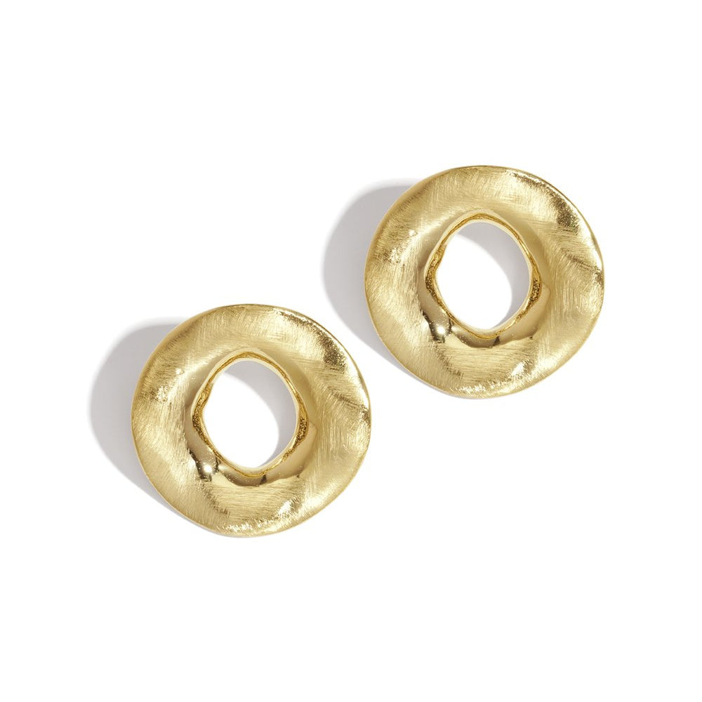 Trendy ronde oorbellen