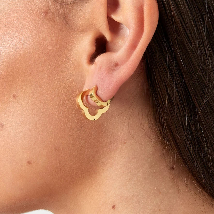 Basic clover earrings