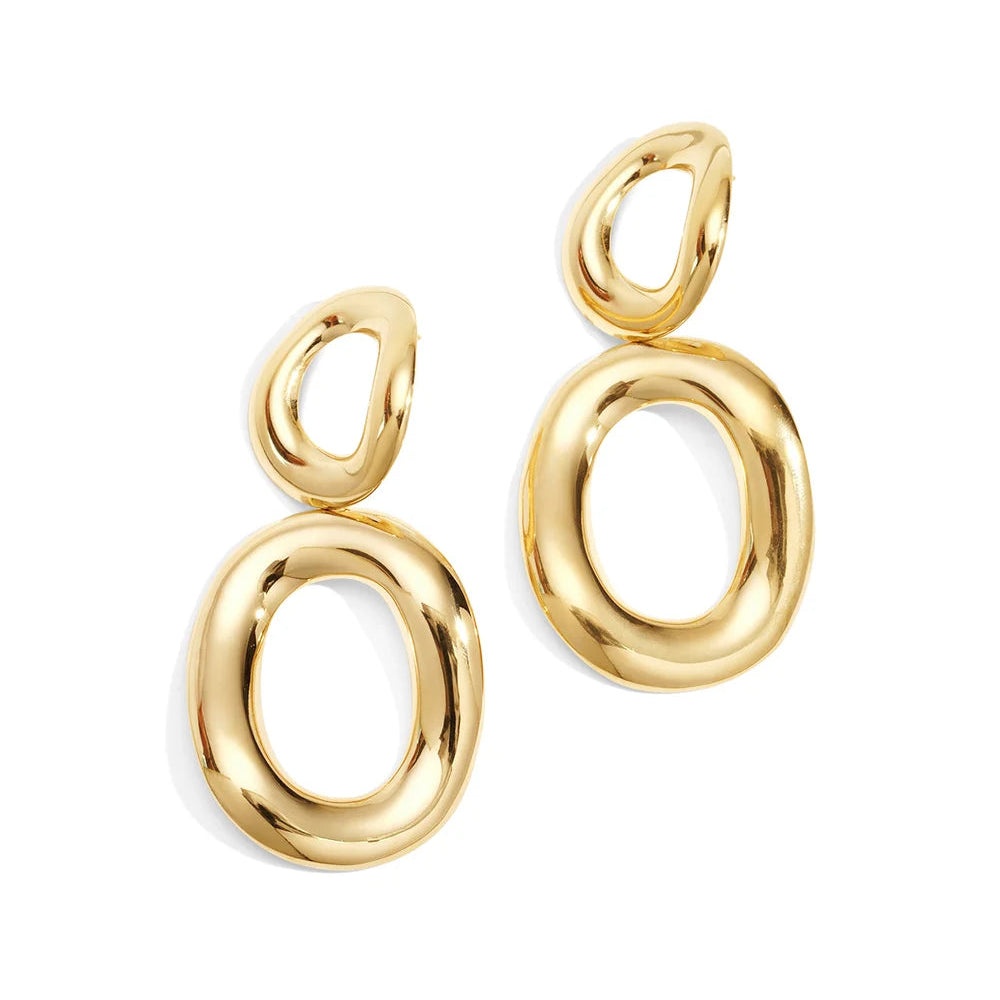 Cirkelvormige statement oorbellen