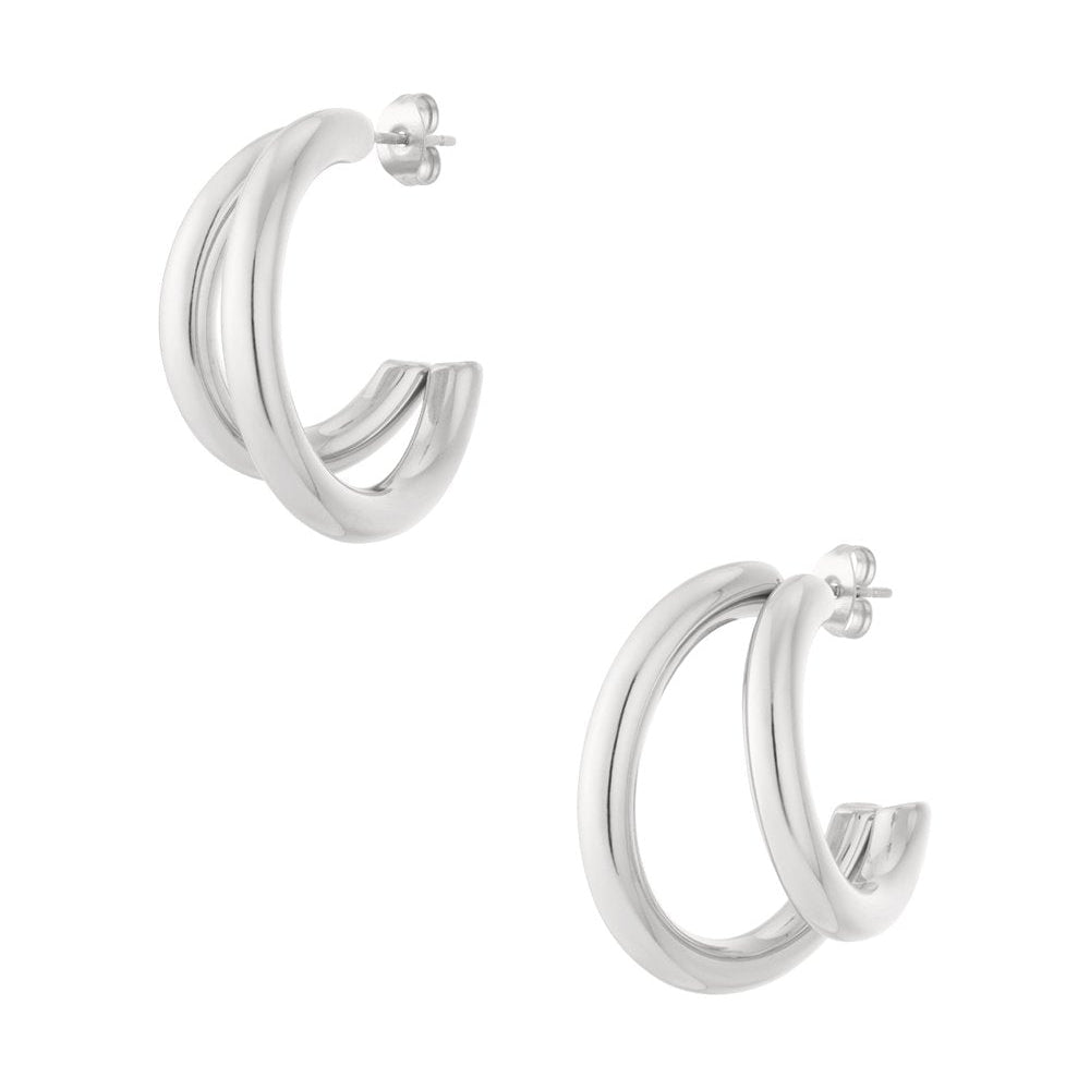 Double hoop earrings