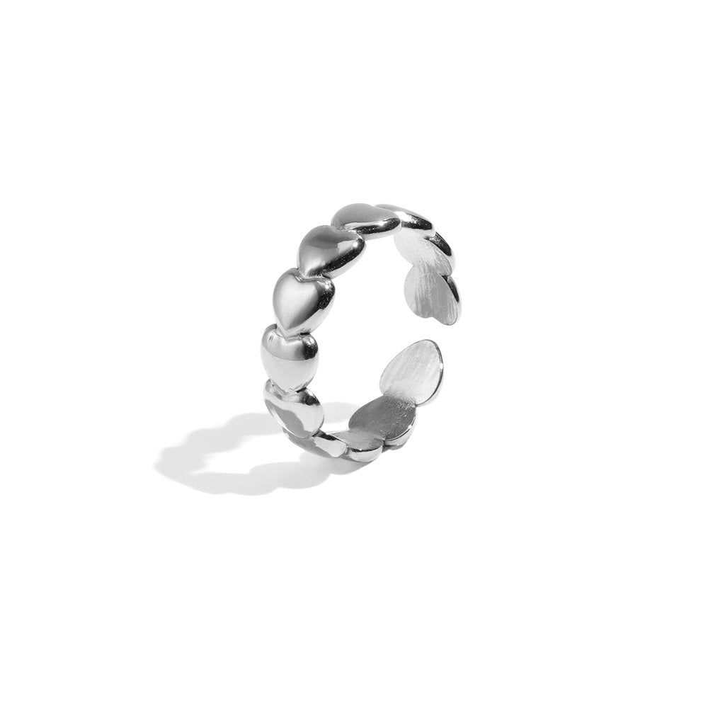 Daisy heart ring