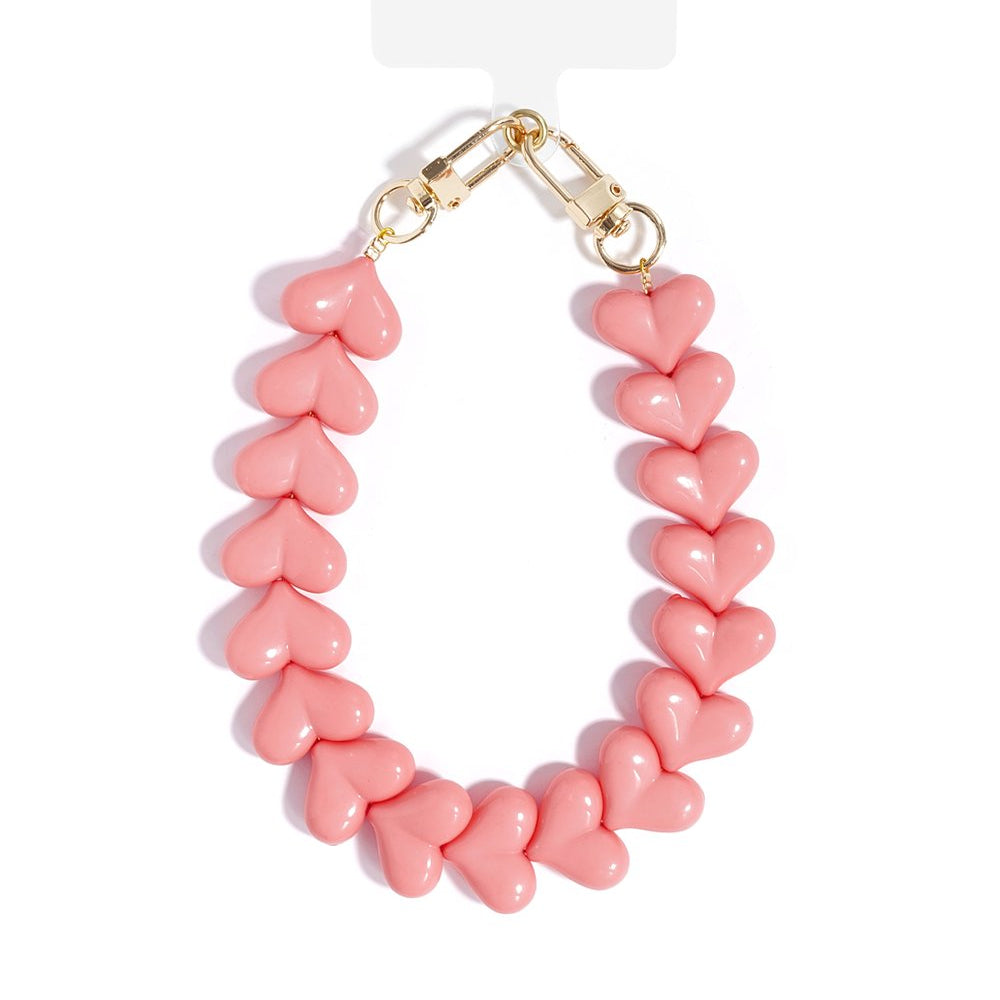 Hartjes telefoonkoord Lente