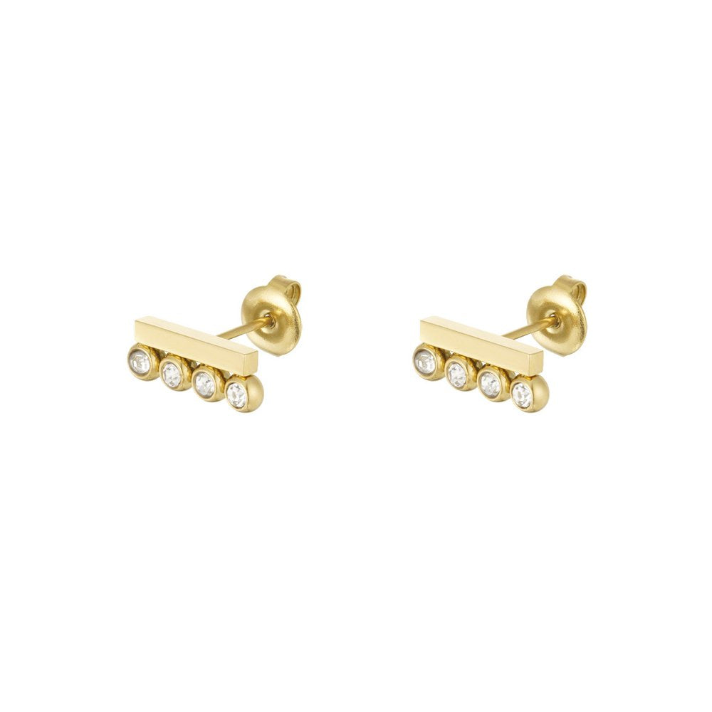 Studs met diamantjes
