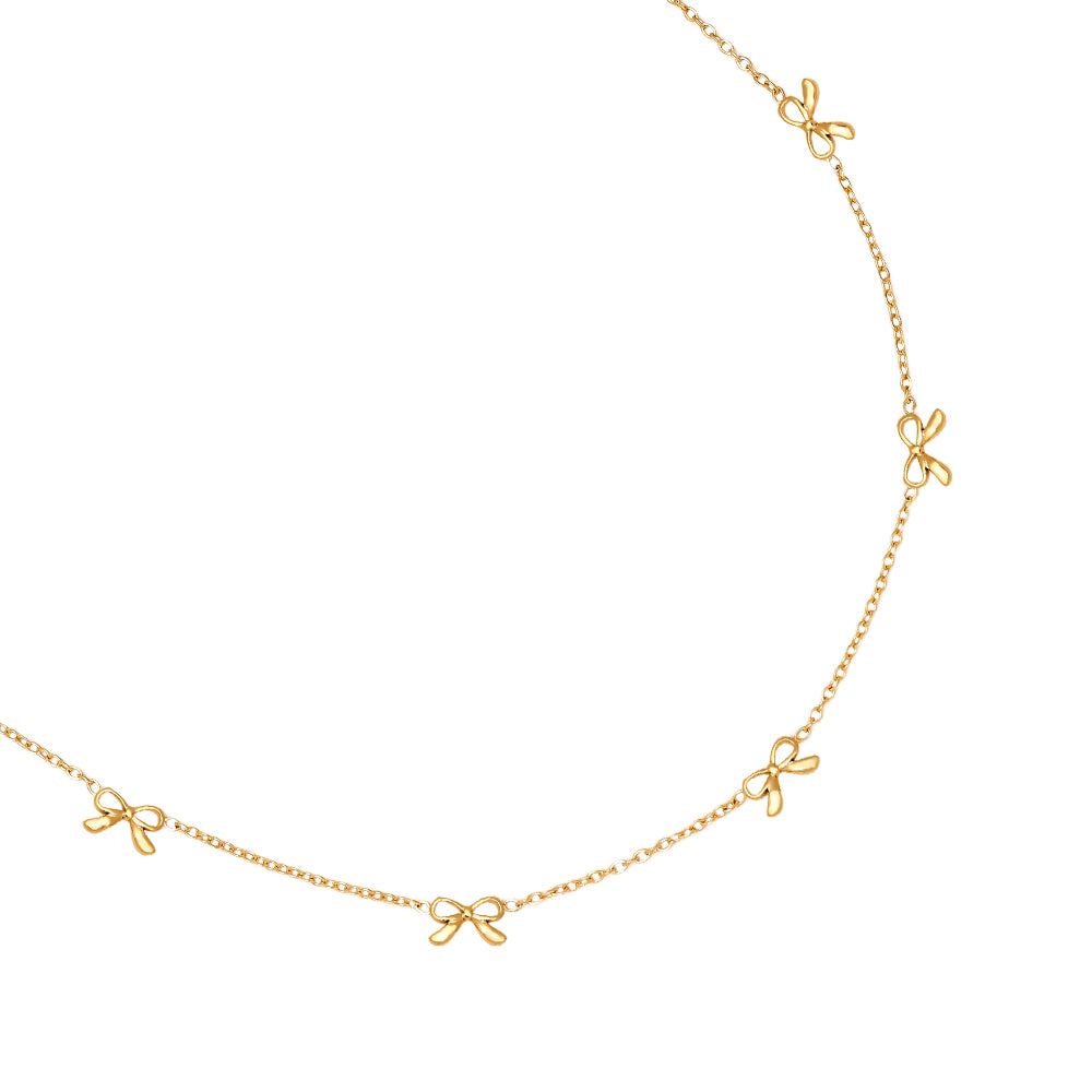 Tiny bow ketting
