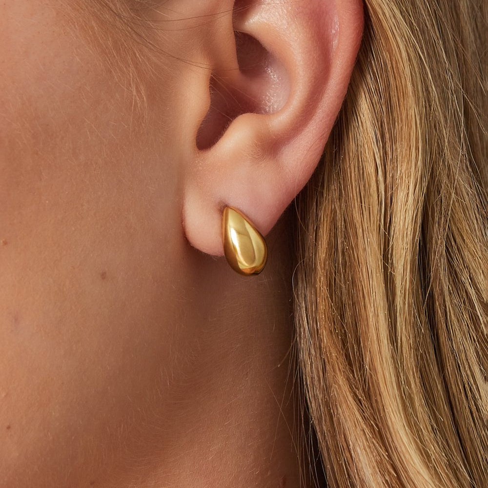 Teardrop oorbellen